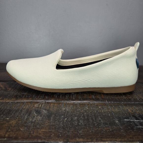 Vessi Market Flat Womens Size 7.5 Waterproof Shoes Slip On Casual Flats Sand - Picture 7 of 12